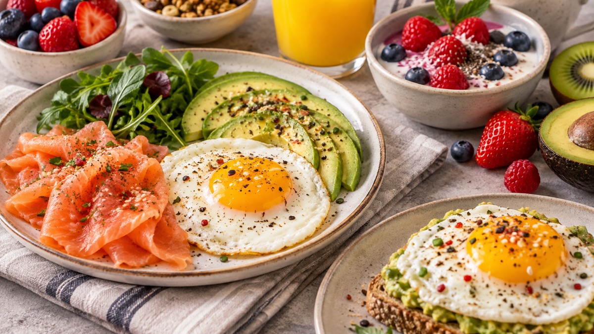 Brunch Minceur, recette du pôle santé A.WAY à Quetigny près de Dijon.