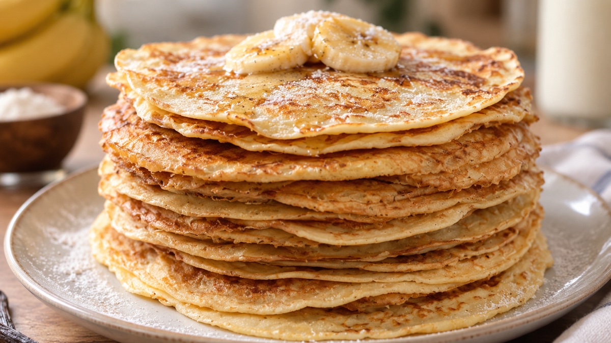 CRÊPES PROTÉINÉES à la Whey Vanille, recette du pôle santé A.WAY à Quetigny près de Dijon.