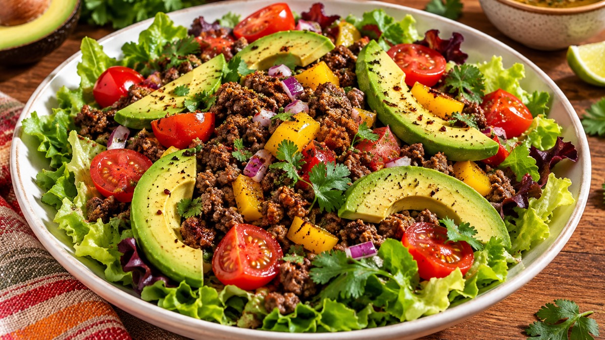 Salade Mexicaine, recette du pôle santé A.WAY à Quetigny près de Dijon.