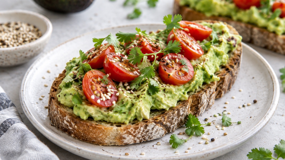 Toast D’avocat, recette du pôle santé A.WAY à Quetigny près de Dijon.
