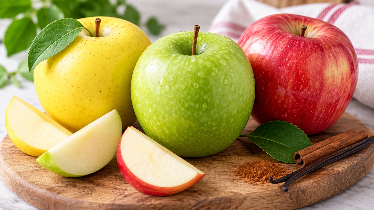 Trio de Pommes, recette du pôle santé A.WAY à Quetigny près de Dijon.