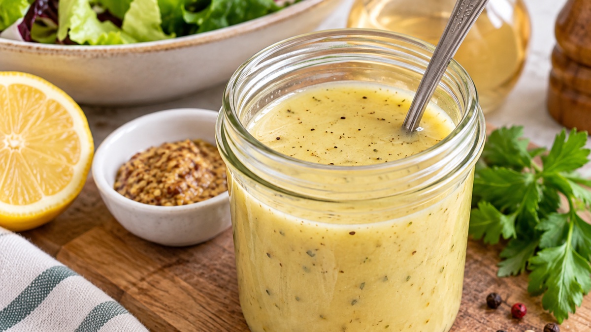 Vinaigrette sans Huile, recette du pôle santé A.WAY à Quetigny près de Dijon.